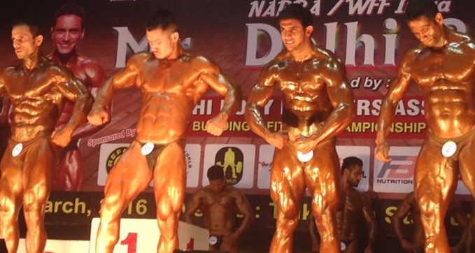 Khado Mangra @ Mr Delhi Bodybuilding and Fitness Competitions in March. 