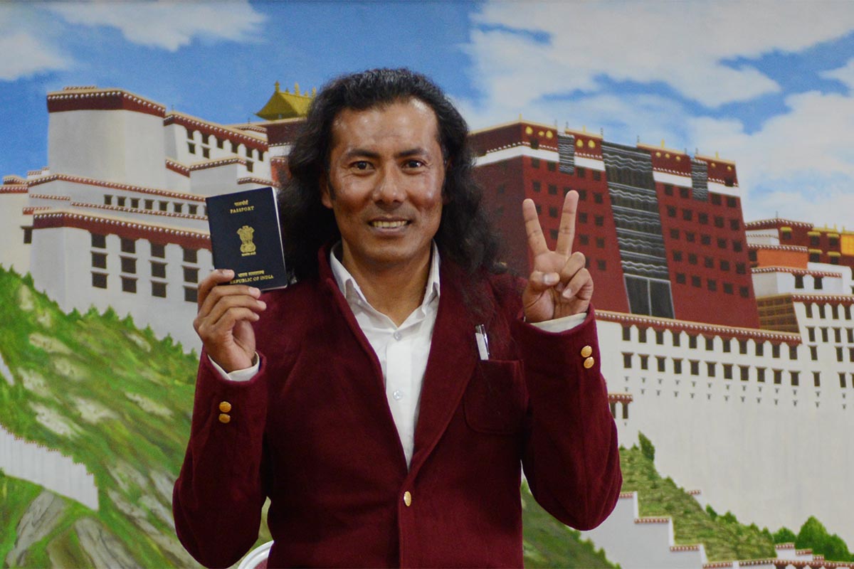 Miss Tibet Organizer Lobsang Wangyal gets Indian Passport
