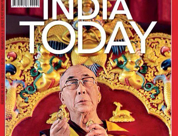 Dalai Lama on the cover of INDIA TODAY