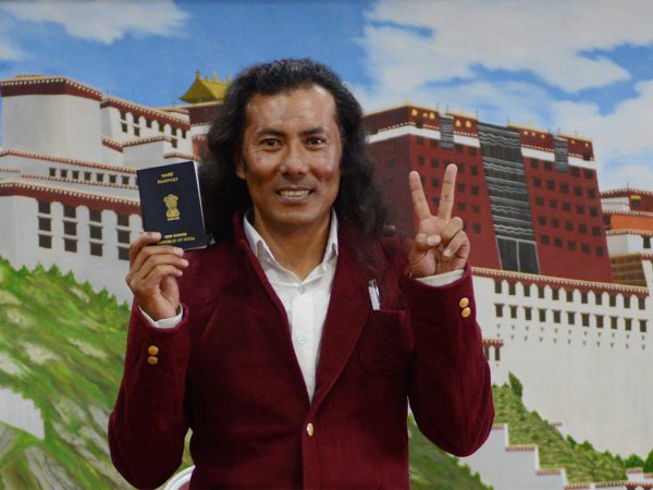 Miss Tibet Organizer Lobsang Wangyal gets Indian Passport